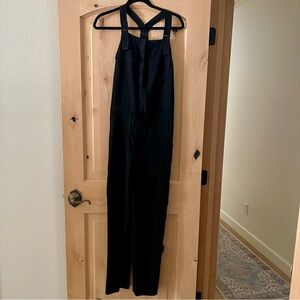 Black overalls jumpsuit